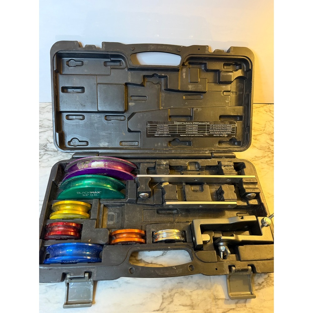 CPS BlackMax BTB300 Ratcheting Tube Bender Set 1/4 to 7/8 O.D. HVAC Tools